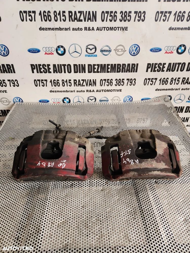 Etrieri Etrier Stanga Dreapta Fata Audi A8 4H D4 3.0 D An 2010-2011-2012-2013-2014-2015-2016-2017 Dezmembrez Audi A8 3.0 Tdi Motor CLA Cutie NNY An 2010-2011-2012-2013-2014-2015-2016-2017 - Dezmembrari Arad - 2