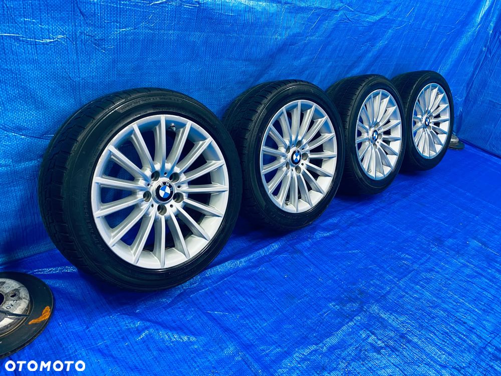 KOŁA KOŁO 18 FELGA ALUMINIOWE ALUSY 18" x 8J  5X120 ; 72,6mm ET30 CZUJNIKI KOMPLET ; OPONY ZIMOWE ZIMA FALKEN ; BMW E90 E91 E92 E93 F06 F07 F10 F11 F12 F13 F30 F31 F32 F33 F34 F36 ORYGINAŁ 6775407 BMW - 2