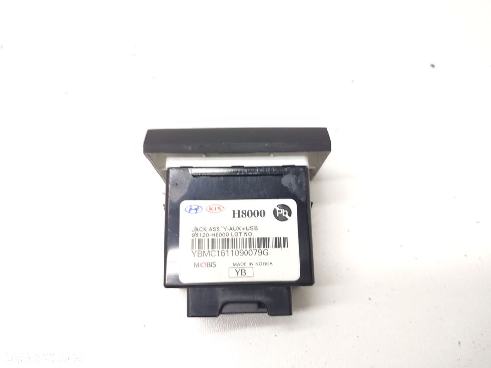 GNIAZDO PORT AUX USB 96120-H8000 KIA RIO IV ORYGINAŁ - 4