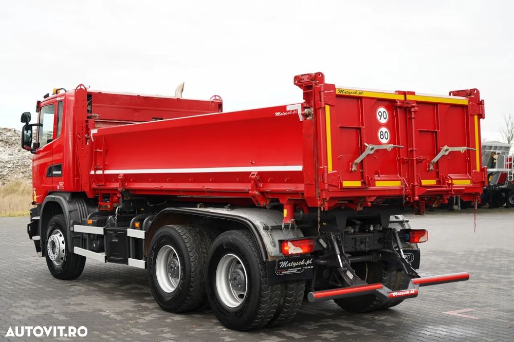 Scania G 370 / 6x4 / BASCULĂ DUBLU / HYDRODOLTA / BOARDMATIC / AUTOMATĂ / EURO 6 - 11