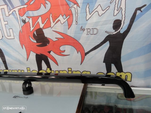 Aileron / lip / spoiler traseiro em plástico ABS para Honda Civic 96-00 2 / 4 portas em preto piano brilhante - 9