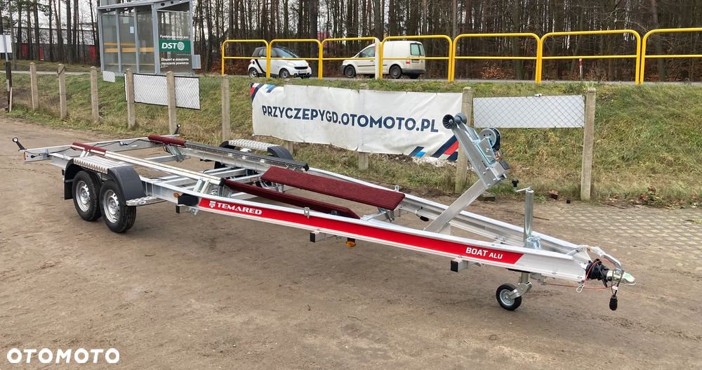 TEMARED Przyczepa B27 łódź do 6,5m DMC 2700 kg podłodziowa na podporach - 1