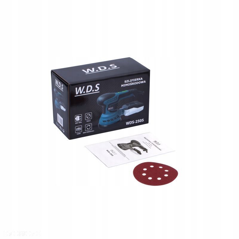 Szlifierka mimośrodowa sieciowe KraftDele 1500 W 230 V - 2