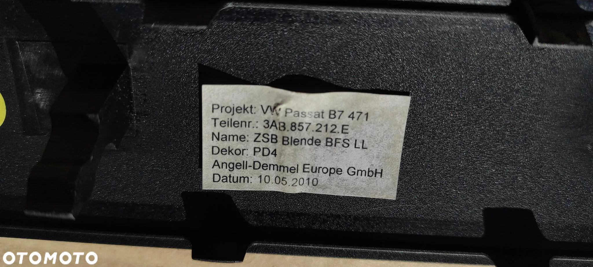 DEKORY SZCZOTKOWANE ALUMINIUM VW PASSAT B6/LIFT/B7/CC - 4