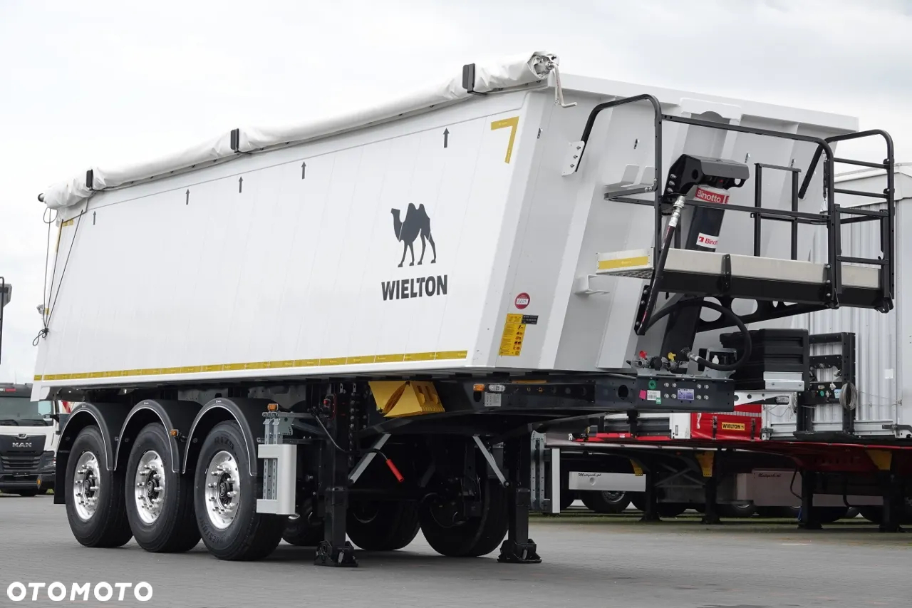 Wielton WYWROTKA ALUMINIOWA 30 M3 / FABRYCZNIE NOWA 2025 ROK / ALUFELGI / BOGATE WYPOSAŻENIE / OŚ PODNOSZONA / SAF /  DOSTĘPNA OD RĘKI - 3