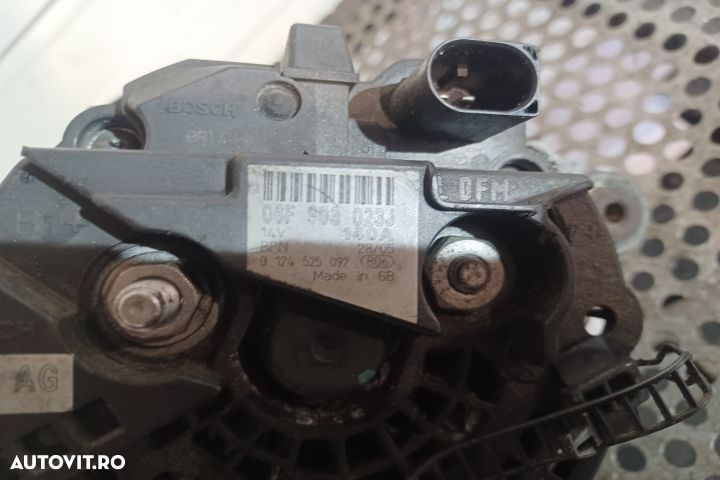 Alternator 2.0BPW 0124525092 06F903023J Audi A4 B7 [2004 - 2008] Avan - 4