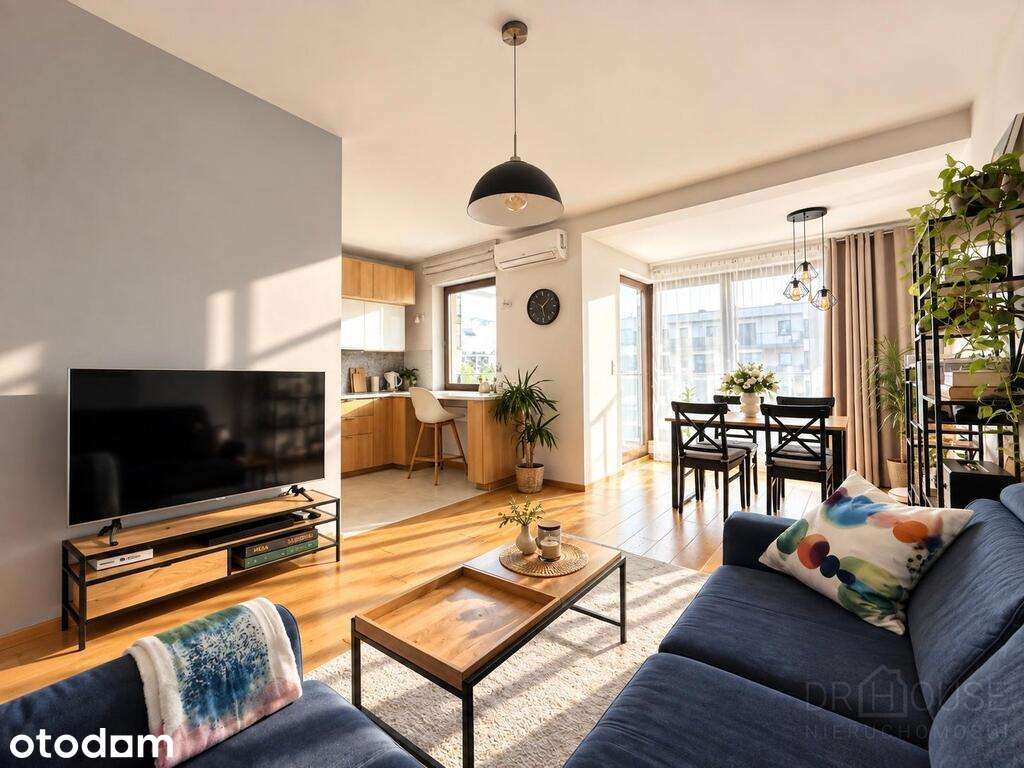 Apartament 54 m2 z tarasem, Stare Podgórze