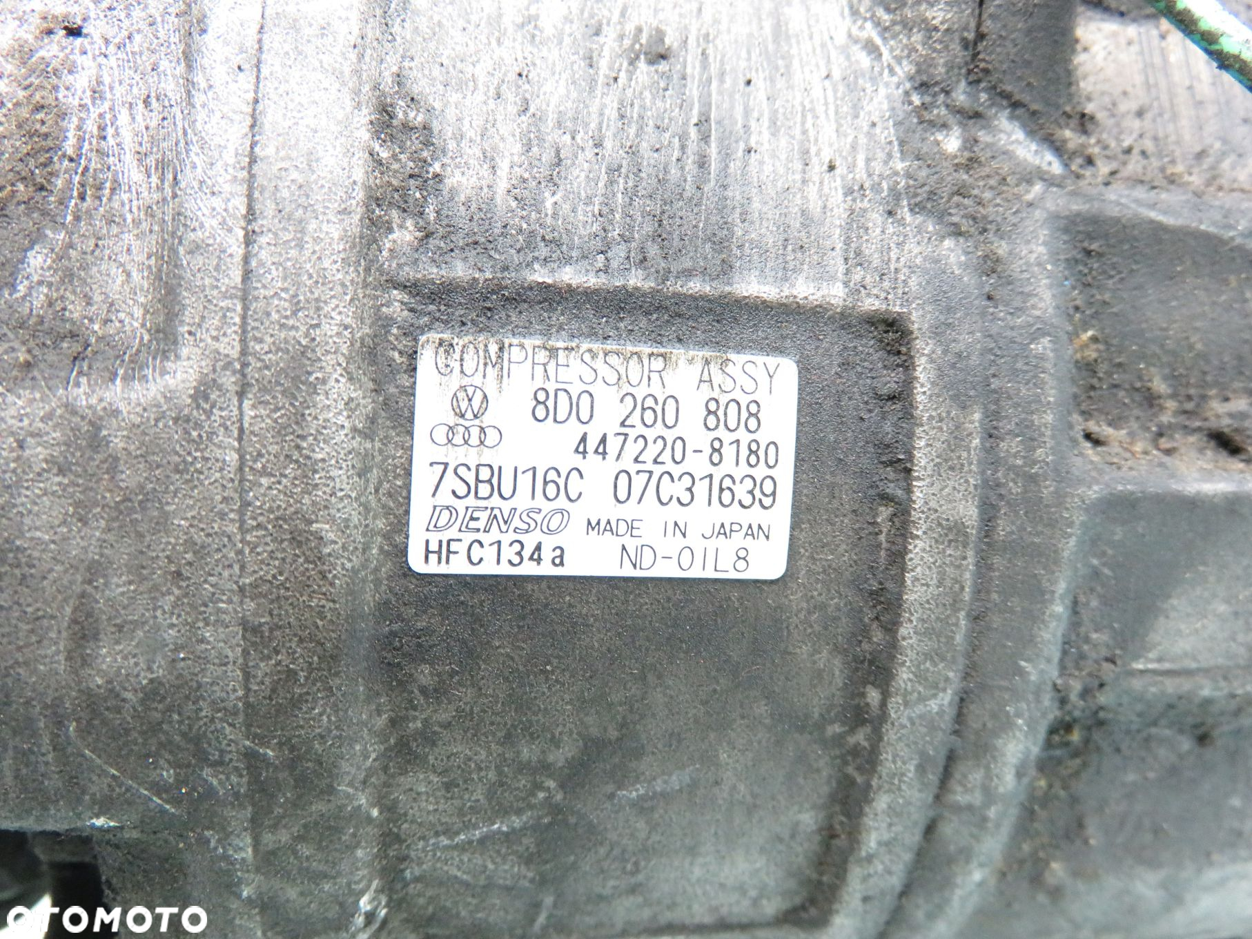 KOMPRESOR KLIMATYZACJI AUDI A6 C5 1.8 T 8D0260808 4472208180 - 2