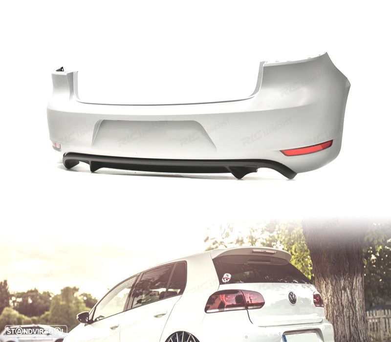 PARA-CHOQUES TRASEIRO VOLKSWAGEN VW GOLF 6 08-12 LOOK GTI - 1