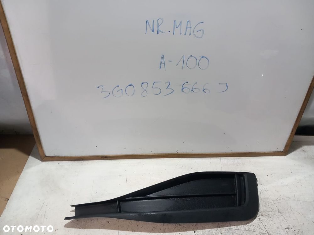 KRATKA ZDERZAKA PRZÓD PRAWA VW PASSAT B8 LIFT 3G0853666J - 1