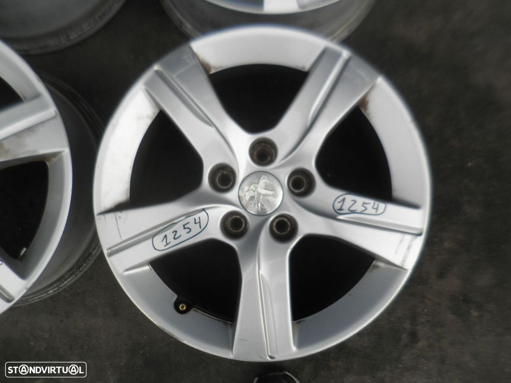 Jogo De Jantes Jgjant1254 PEUGEOT 508 2011 1.6HDI 112CV 4P CINZA ET46 7X16 5X108 64.5MM - 2