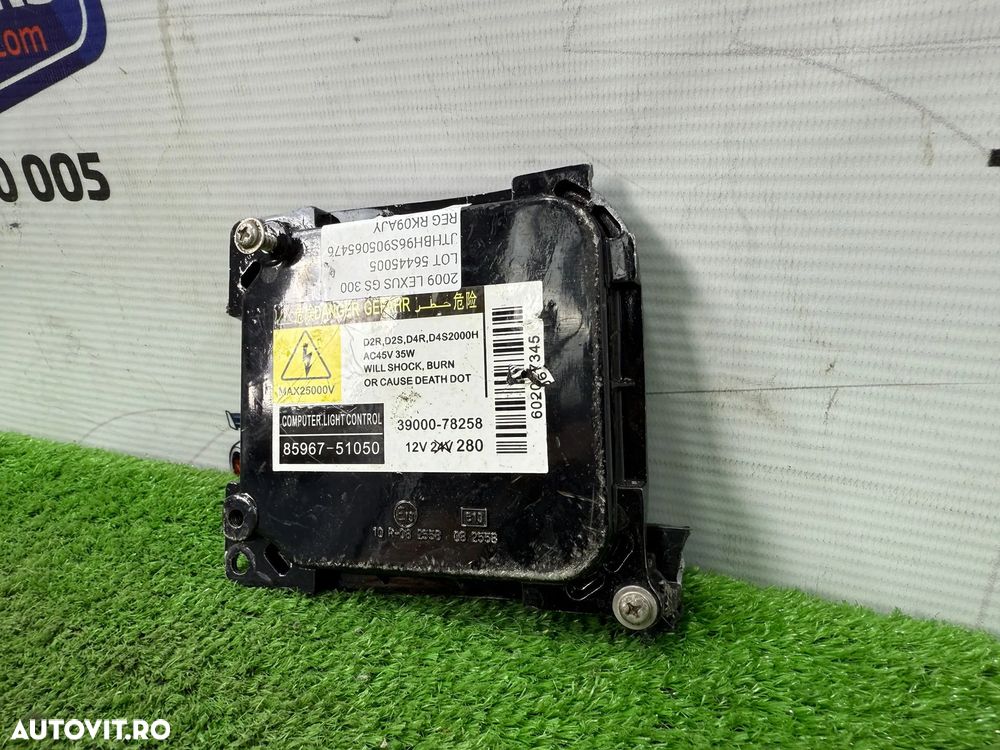 DROSER BALAST XENON LEXUS GS 300 III 2009 3.0 BENZINA SEDAN COD OEM 85967-51050 39000-78258 2005-2011 - 3