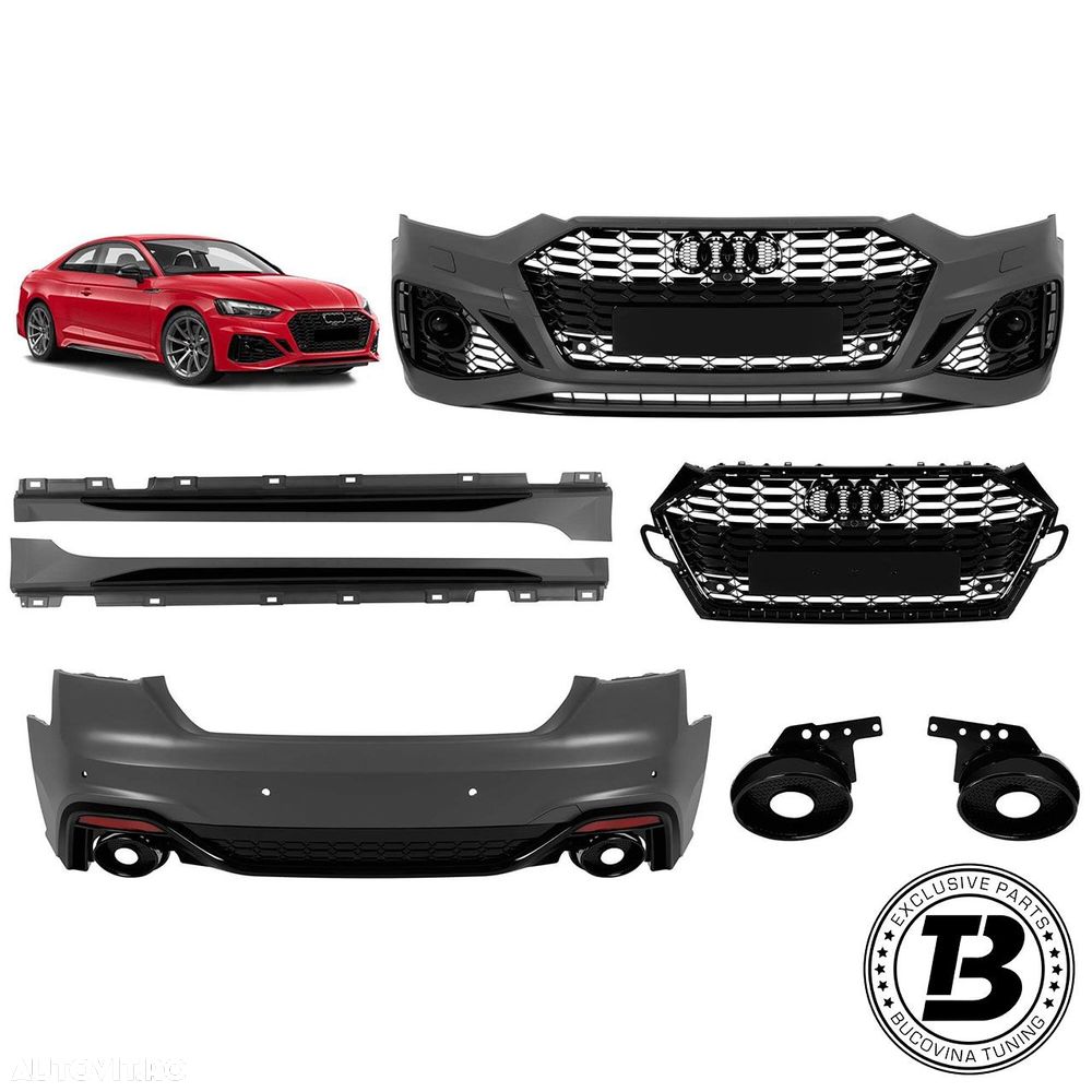 Pachet Exterior compatibil cu Audi A5 F5 RS5 Design - 1