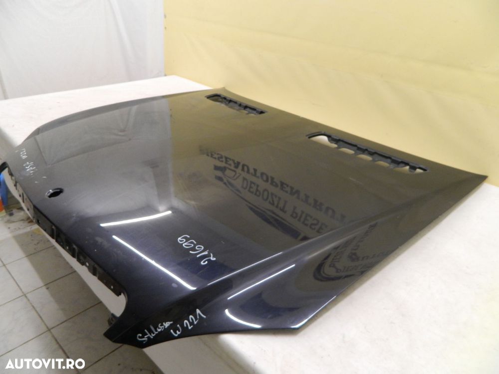 Capota motor Mercedes S-Class W221, 2006, 2007, 2008, 2009, 2010, 2011, 2012, 2013. - 6
