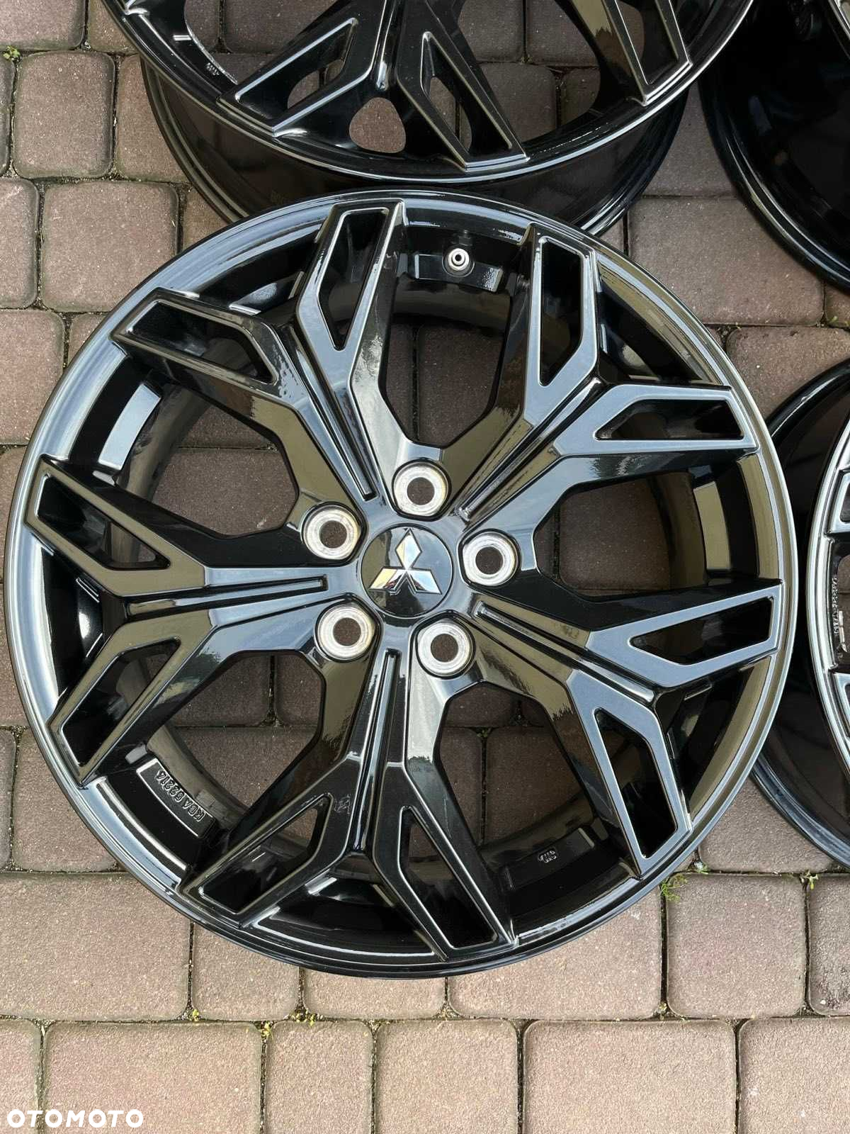 Oryginał alufelgi Mitsubishi 5x114,3 18 CZUJNIK Outlander ASX CZARNE - 5