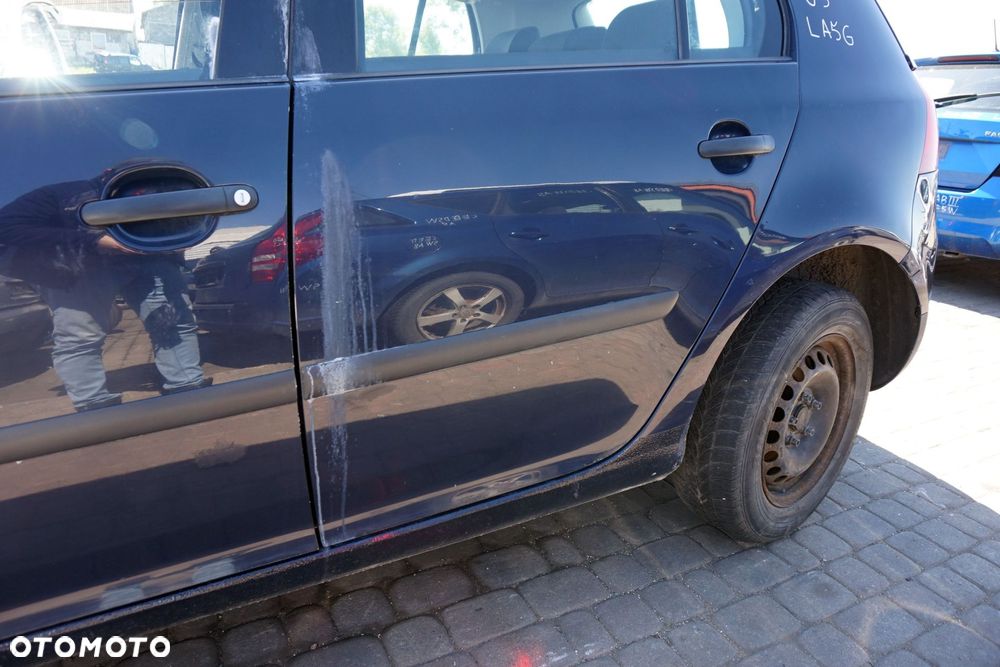 DRZWI TYLNE LEWE GOLF V 5D HB LA5G  SREBRNY VOLKSWAGEN 2003-2009 - 2