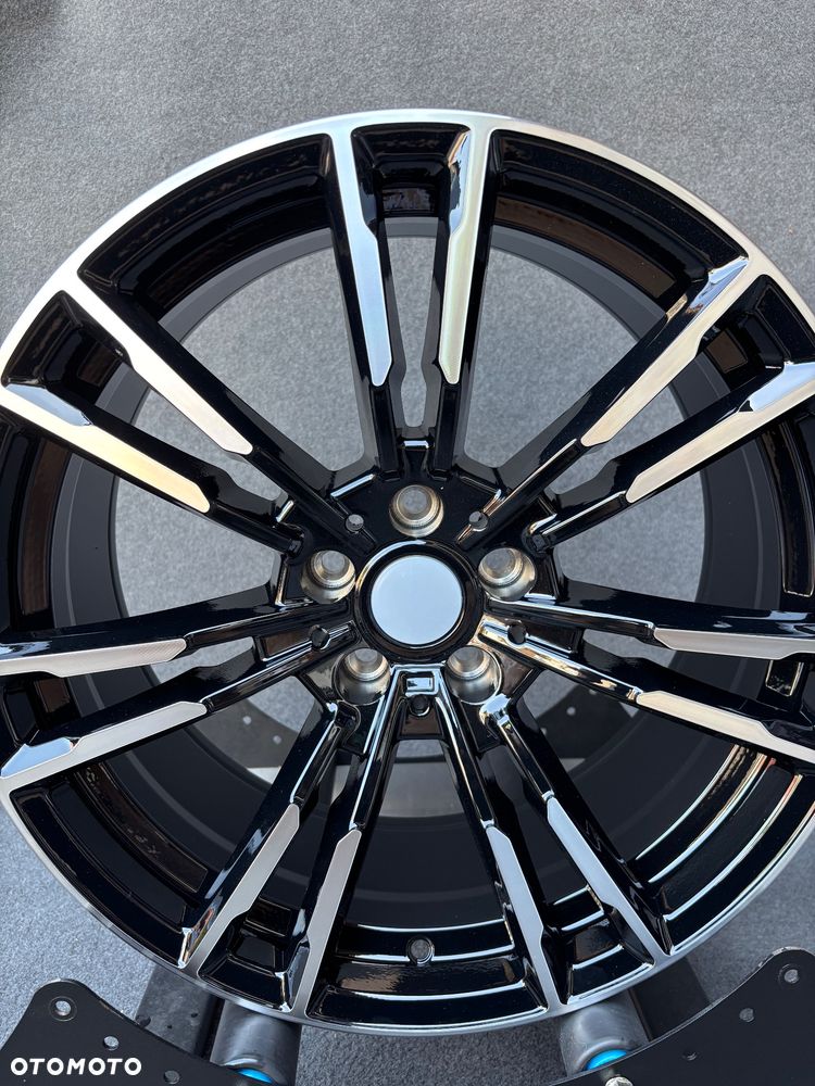 NOWE alufelgi M pakiet 5x112 19 felgi 8.5j i 9.5j ET30 i ET35 BMW seria 3 G20 G22 G30 G31 F44 G22 G23 G32 F39 G60 G01 X1 F48 G42 X2 U06 Active Tourer Z4 G29 xDrive jak Styling 930 czarne Japan Racing Carbonado - 4