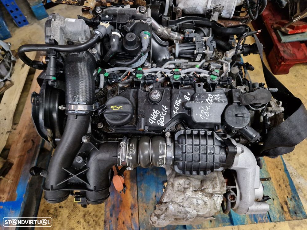 Motor usado 9H06 CITROEN C4 1.6 HDI 90CV 9HP 308 CITROEN DS3 C4 PARTNER - 1