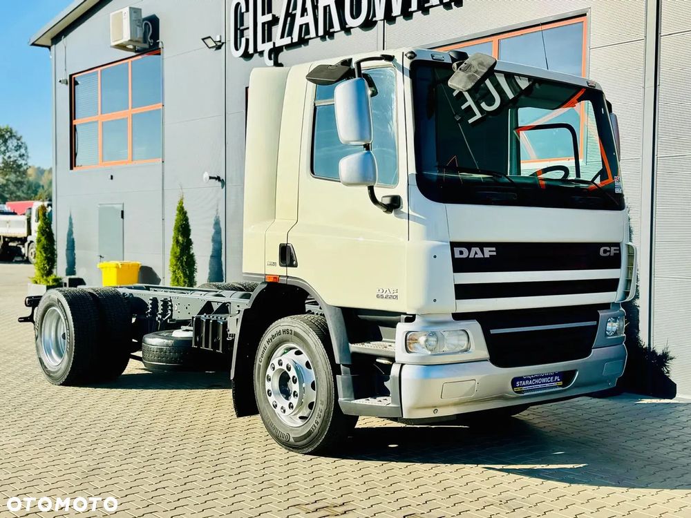 DAF DAF CF 65.220 E5 // Klimatyzacja / rama pod zabudowę !! // wywrotka kiper beczka hakowiec HDS dzwig żuraw podwozie - 8