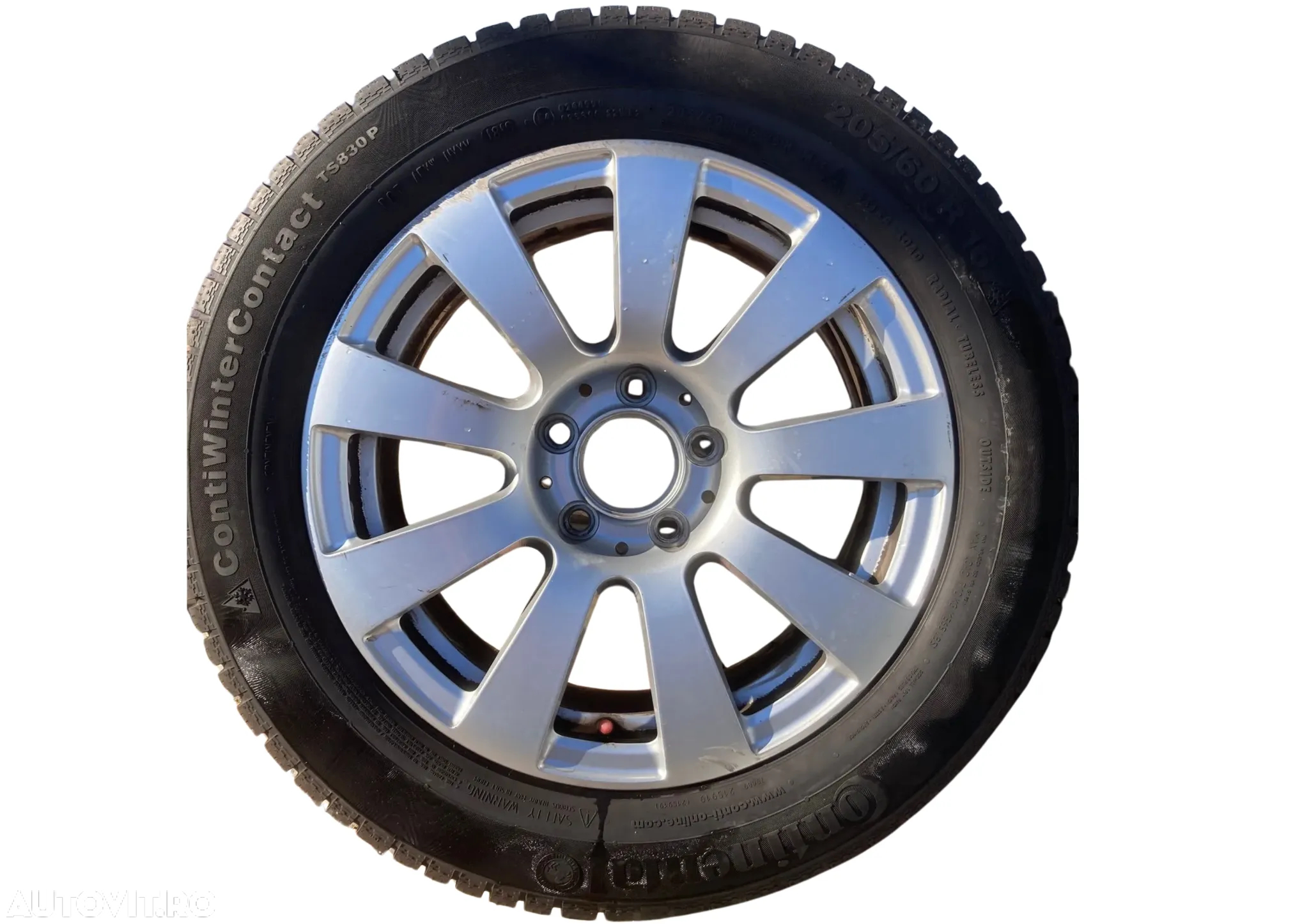 Jante Mercedes 5x112 cu 2 anvelope 205 60 16 - 2