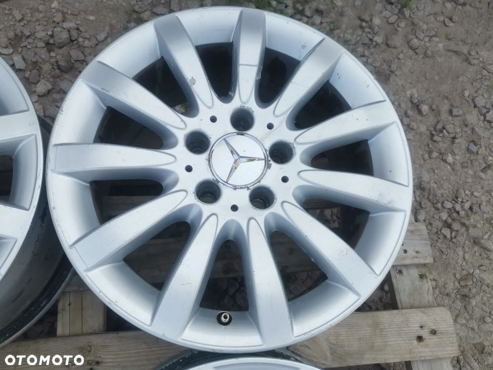 ALUFELGI FELGI ALUMINIOWE ORYGINAŁ MERCEDES 5X112 R16 ET42 7,5Jx A2114015702 - 5