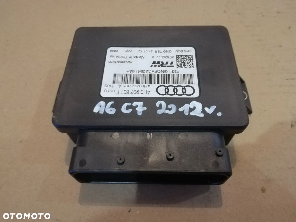 Audi A6 C7 moduł hamulca ręcznego 4H907801F