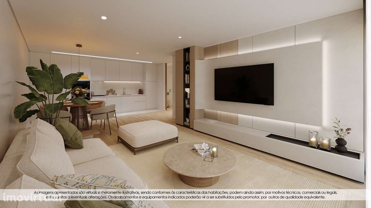 T+1  com varanda, garagem e elevador em Gaia com metro e comboio - Grande imagem: 5/20