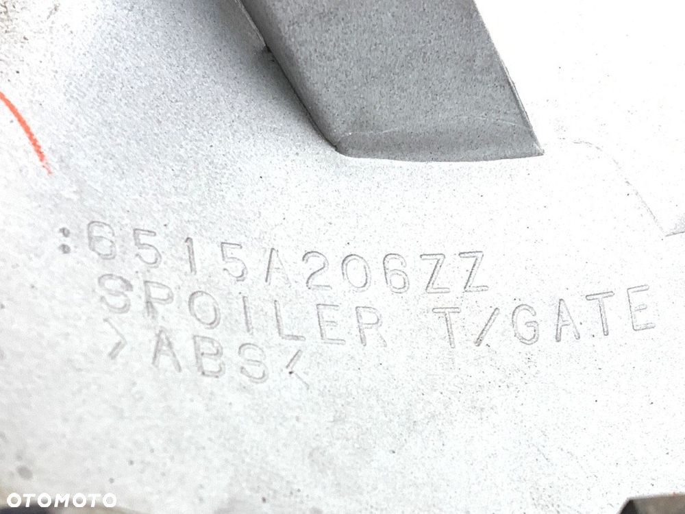 SPOILER  MITSUBISHI ASX (GA_W_) 2009 - 2022 1.6 MIVEC 86 kW [117 KM] benzyna 2010 - 2022 6515A206ZZ - 6