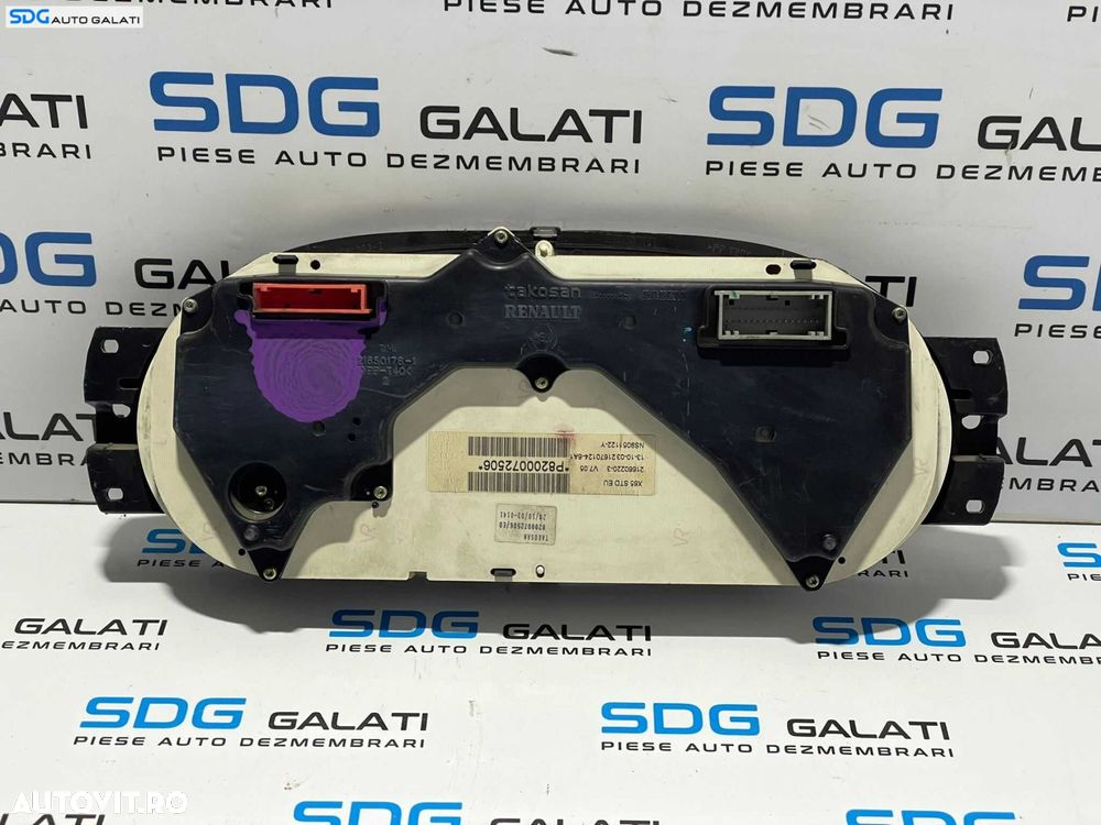 Ceas Ceasuri Cluster Instrumente Bord Renault Symbol Thalia 1998 - 2012 Cod 8200072506 [L2483] - 2