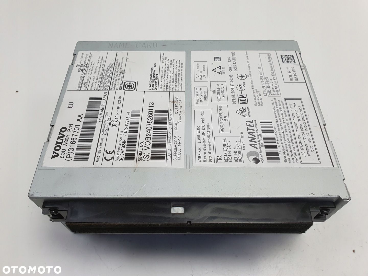 Volvo VOLVO V60 I S60 II XC60 I CZYTNIK NAWIGACJI Radio 31667701 31667701AA - 1