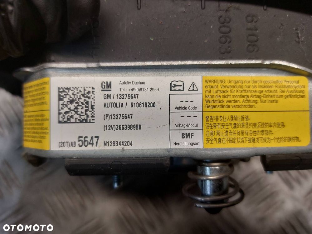 KIEROWNICA + PODUSZKA OPEL INSIGNIA A 13306885 - 11