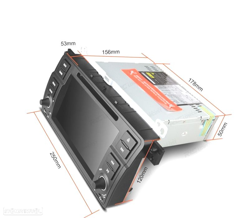 AUTO RADIO 2DIN 7" PARA BMW SERIE 3 E46 98-06 USB GPS TACTIL HD TIPO OEM - 2
