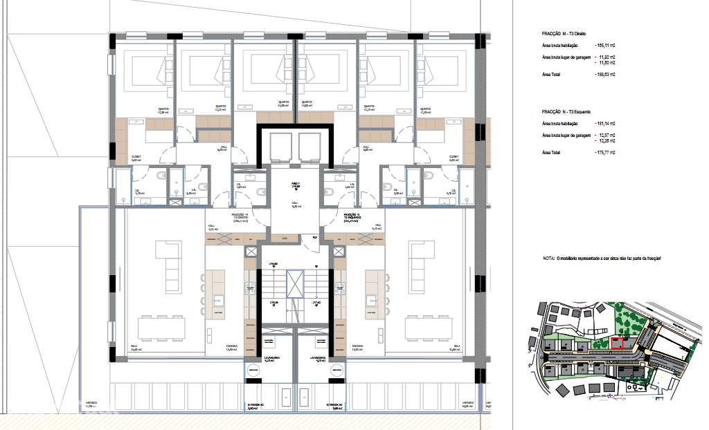 Apartamento T3 Venda em Nogueira, Fraião e Lamaçães,Braga - Grande imagem: 2/15