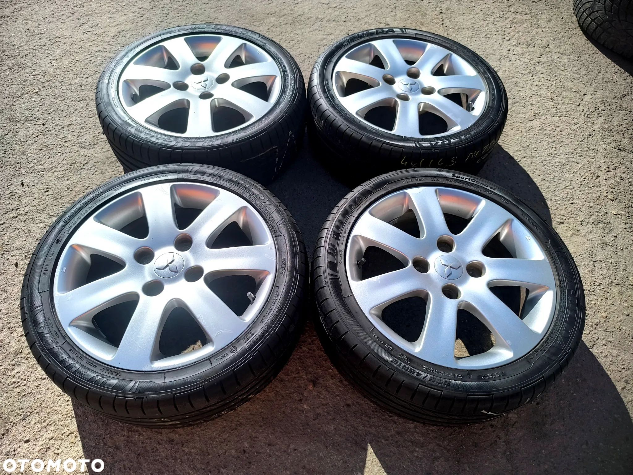 4x114,3 4x114 Felgi ALUMINIOWE ALUFELGI 16 Koła Letnie Lato MITSUBISHI CARISMA GALANT COLT CZC LANCER SMART FORFOUR VOLVO S40 V40 205/45 Legnica ALU-RAD 6mm - 1