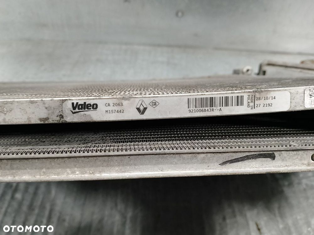 ZESTAW CHŁODNIC WODA KLIMA INTERCOOLER RENAULT CAPTUR 921006843R-A 1.2 TCE - 4