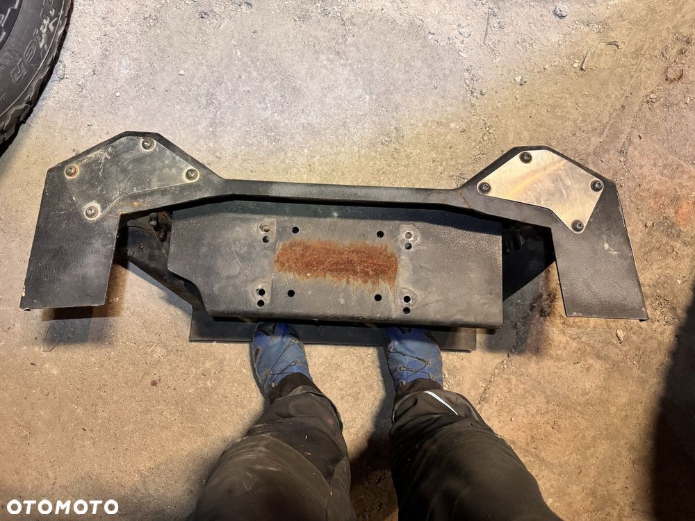 Jeep Wrangler JK zderzak przedni Smittybilt XRC 446 - uszkodzony - 1