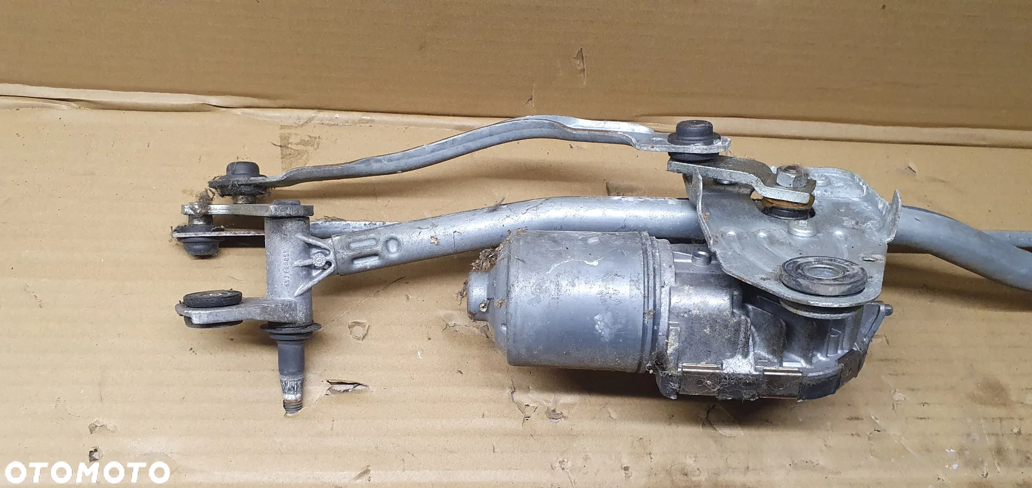 Mechanizm wycieraczek przód przedni Audi A6 C6 4F1955023B 4F1955119 - 5