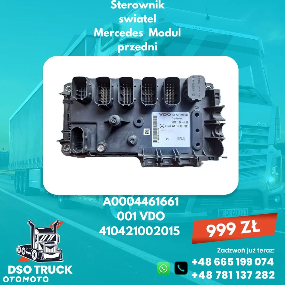 A0004461661 Sterownik swiatel Mercedes Modul przedni VDO - 1