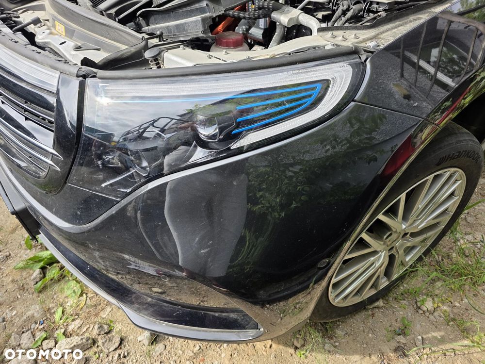 ZDERZAK PRZEDNI PRZÓD MERCEDES EQC N293 KOD LAKIERU 831 A2938859900 - 2