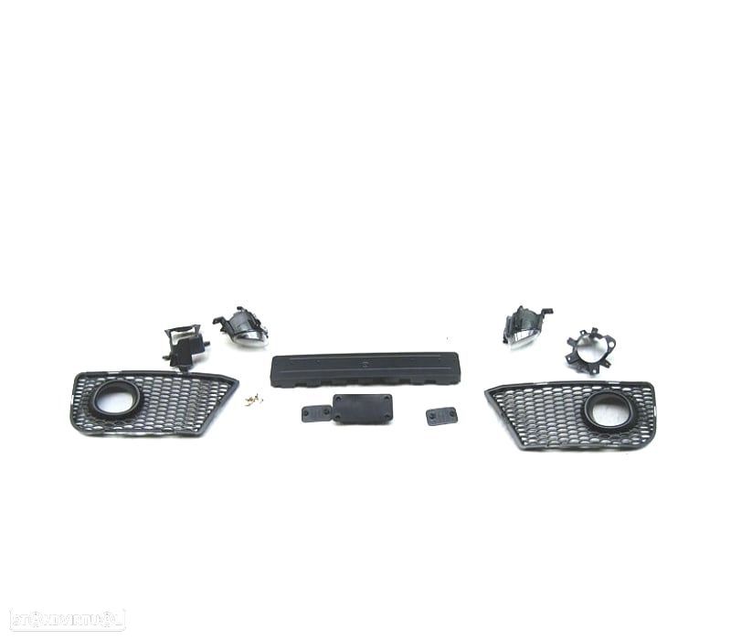 PÁRA-CHOQUE FRONTAL AUDI A3 8P 08-12 RS PRETO PDC - 2