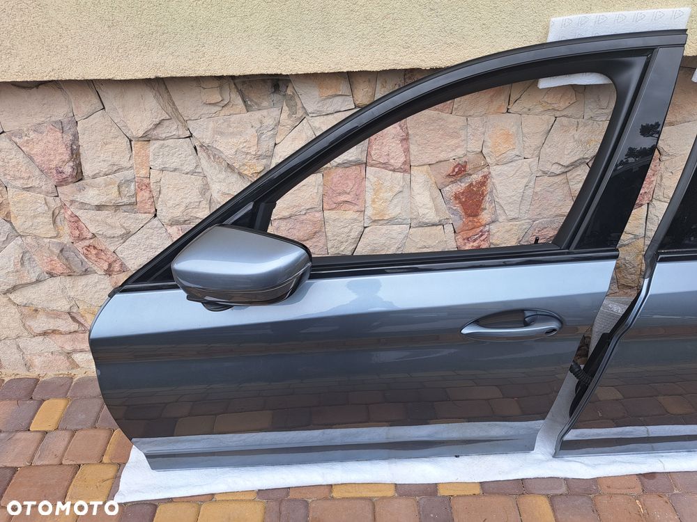 Drzwi Lewe przód tył BMW 5 g30 Blue stone C2Y idealne - 4