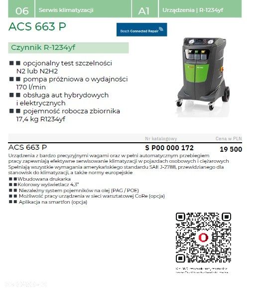 Acs 563 EV stacja klimatyzacji 1234yf Kup i Odbierz myjkę - 4