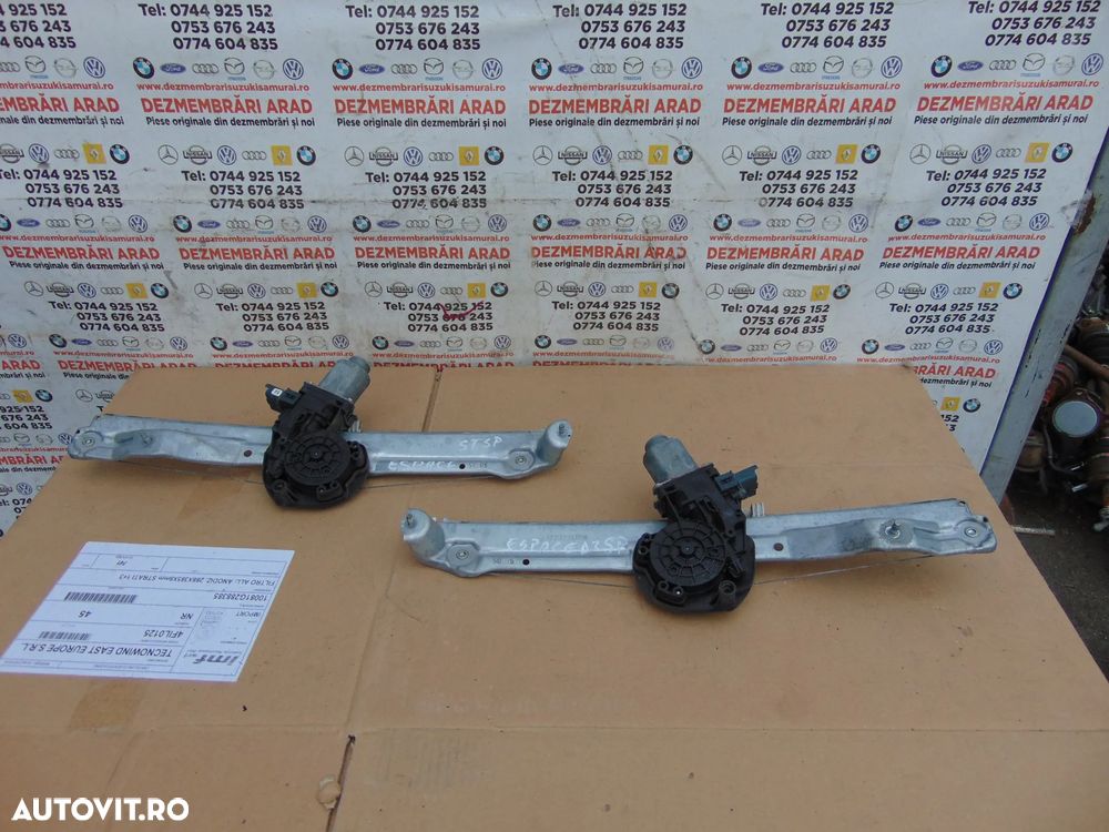 Macara geam Renault Espace 5 an 2015-2023 macarale geamuri electrice fata spate stanga dreapta - 9