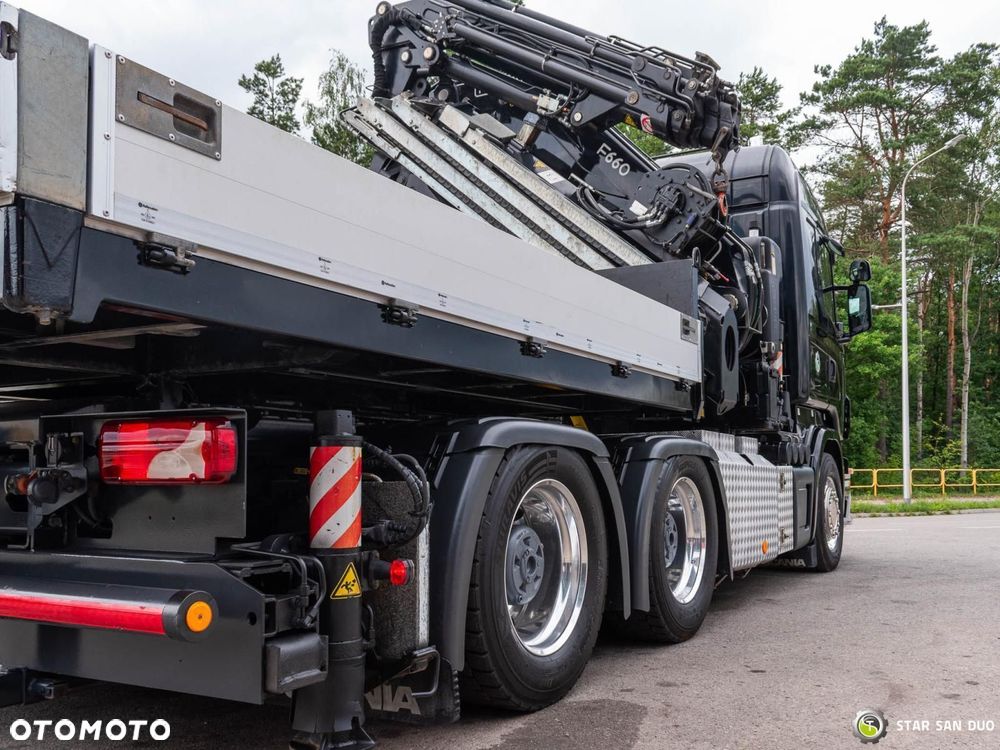 Scania R480 6x4 FASSI F660RA.2.26 HE-DYNAMIC HDS Żuraw Fly Jib Siodło - 23