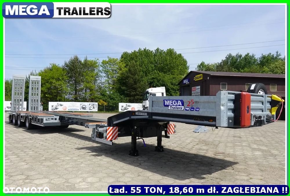 Mega Laweta 13,60 + 5,00 m wysuw, 4 x ZAGŁĘBIANA, najazdy HYDRULICZNE 3,0 M !!! - 5