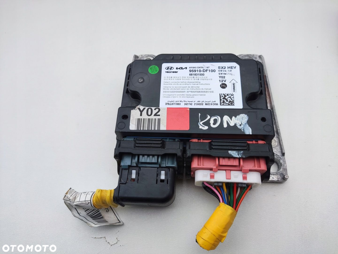 DESKA KONSOLA PODUSZKA PODUSZKI AIR-BAG PASY HYUNDAI KONA II 2023-2025 - 9