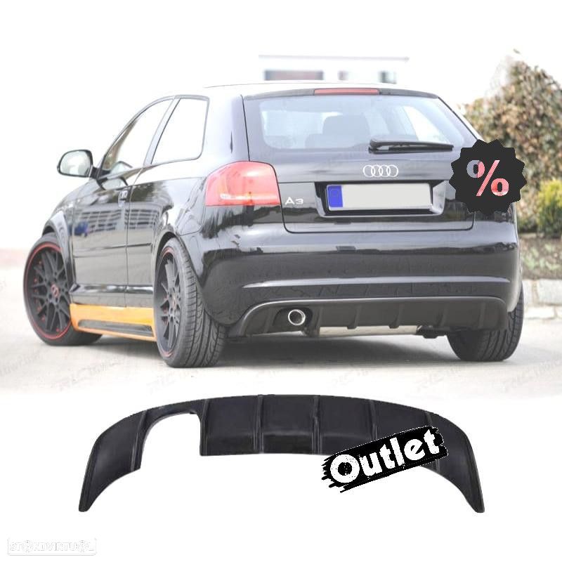 C010436C1 DIFUSOR AUDI A3 8P 08-13 LOOK RS3 - 1