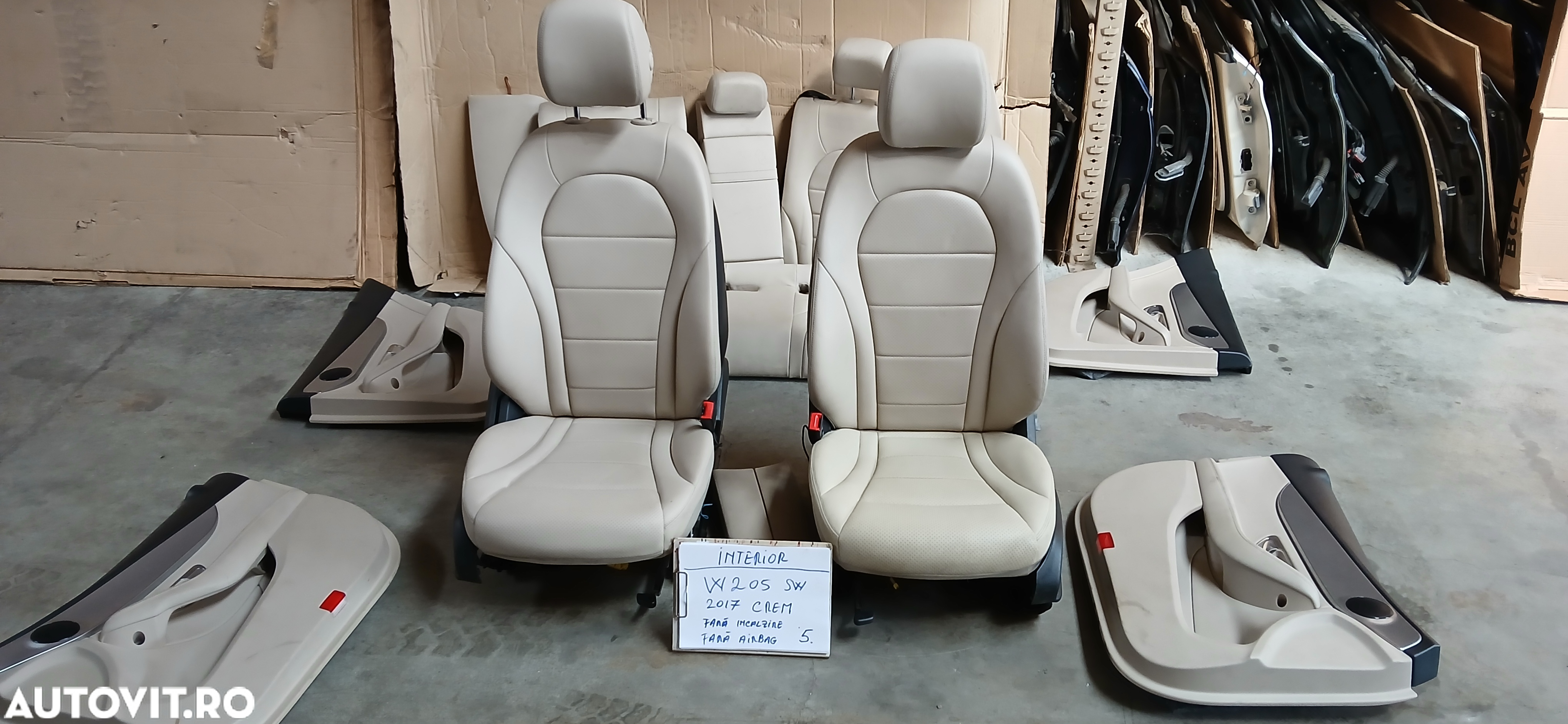 Interior de piele Mercedes C-class W205 2017 - 7
