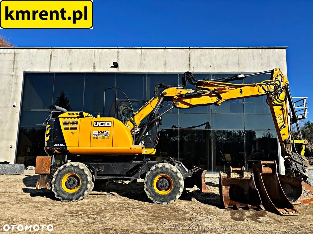 JCB JS 145 WTT4 I KOPARKA KOŁOWA 2016R. | S 130 160 313 315 CAT KOMATSU PW 140 - 3