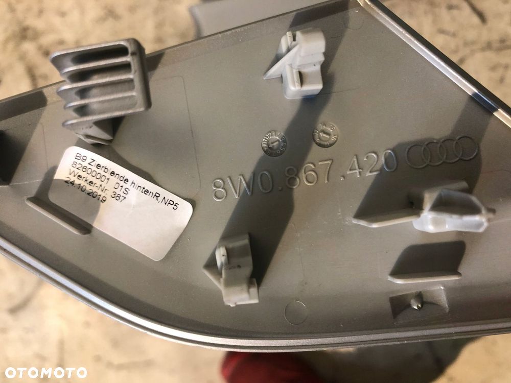 DEKORY WNĘTRZA AUDI A4 B9 AVANT SZARE ZWYKŁE - 16